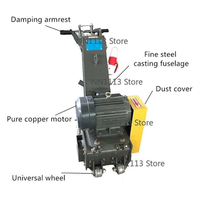 250mm Concrete Milling Machine for Asphalt Road Hot Sale with Crane