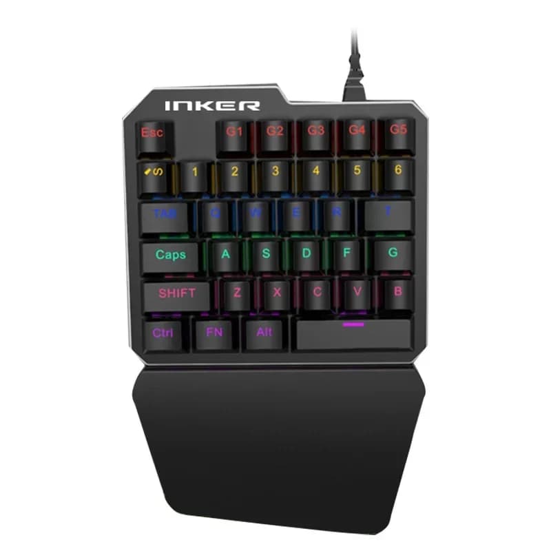 K9 one-handed mechanical keyboard Gun God Throne  left-hand keyboard ebay cross-border Amazon