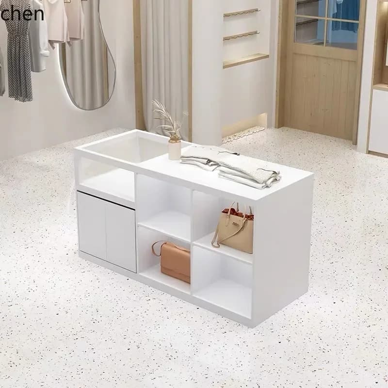 DSA  Clothing Store Island Table Display Flow Table Jewelry Stand