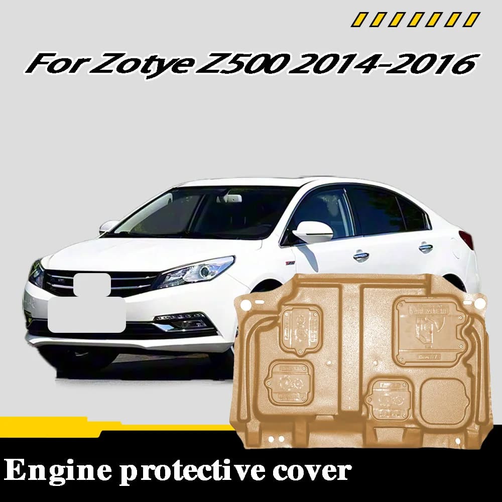 Engine splash guard suitable For Zotye Z500 2014-2016 1.5T providing undercarriage protection.