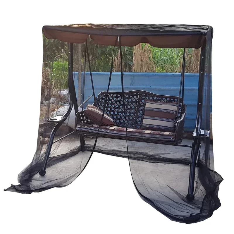 Summer swing garden mosquito net outdoor camping single double mosquito net courtyard rocking chair waterproof tent