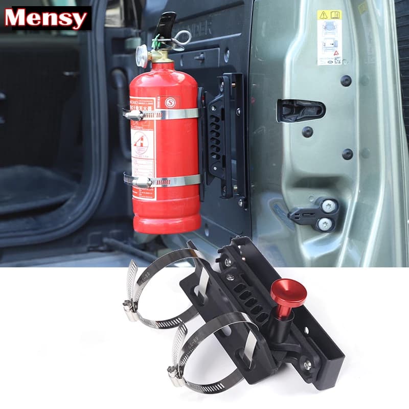 Car Fire Fighting Mount Bracket Adjustable For Land Rover Defender 90 110 2020-2023 Tailgate Fire Fire Fightin Bracket Accessory