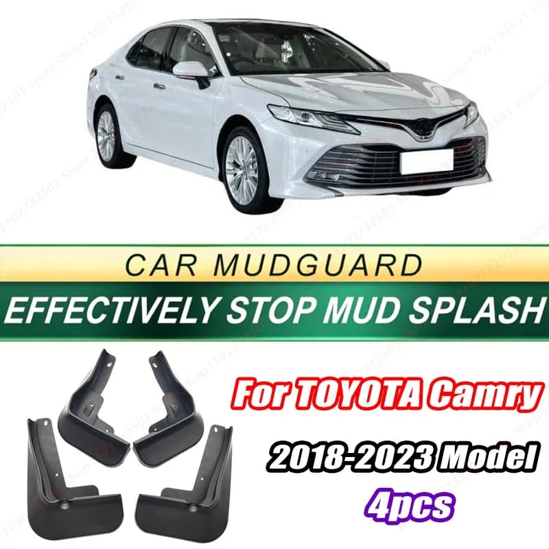 For TOYOTA Camry 2018-2023 Model 4PCS Front Rear Mud Flaps Splash Guards Fender Mudguards Auto Accessories