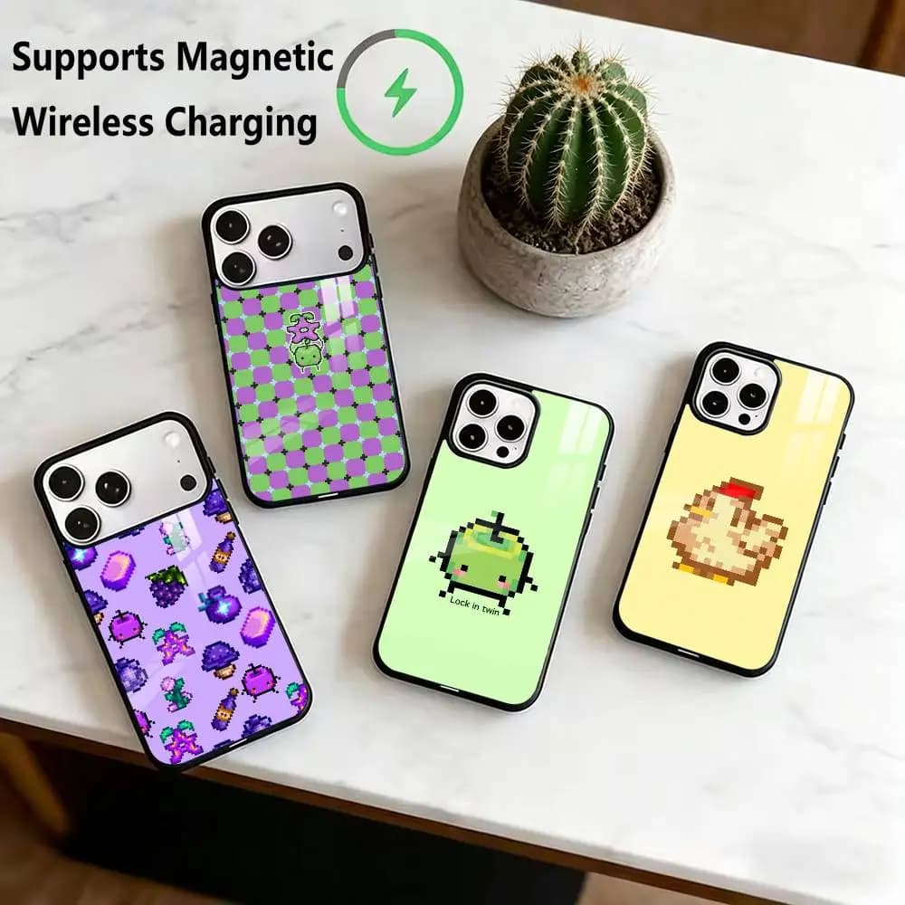Game S-Stardew V-Valley  Phone Case For iPhone18 17,16,15,14,13,12,11 Plus,Pro Allows magnetic wireless charging Gift