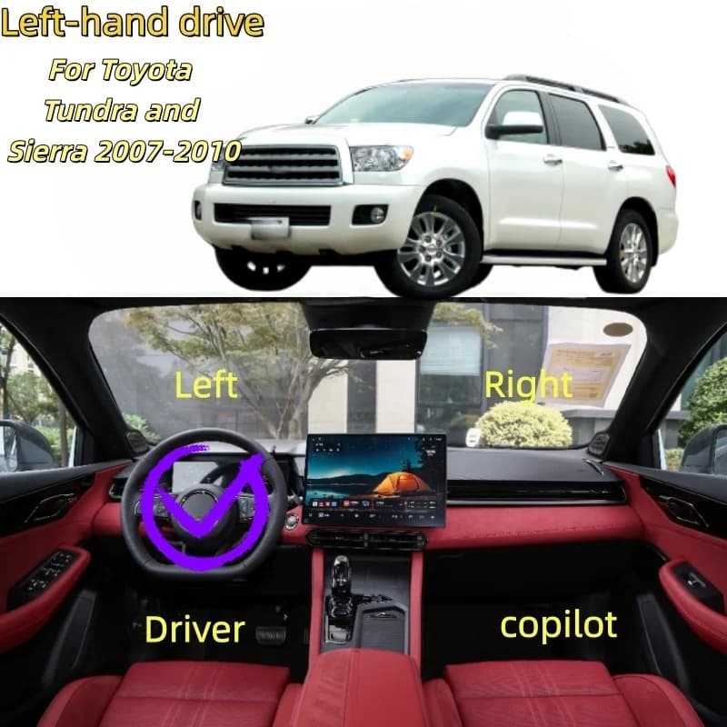 For Toyota Tundra and Sierra 2007-2010 models. Rearview mirror lenses with heating function.