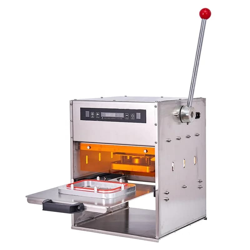 Mini Manual Gold Aluminum Foil Box Tea Sealing Machine Small Yogurt Cup Lid Tray Induction Sealer