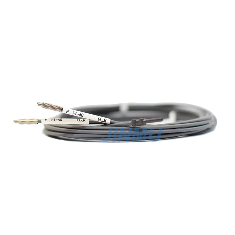 Through-beam Fiber Optic Sensor with M4 Threaded Probe for FT-40