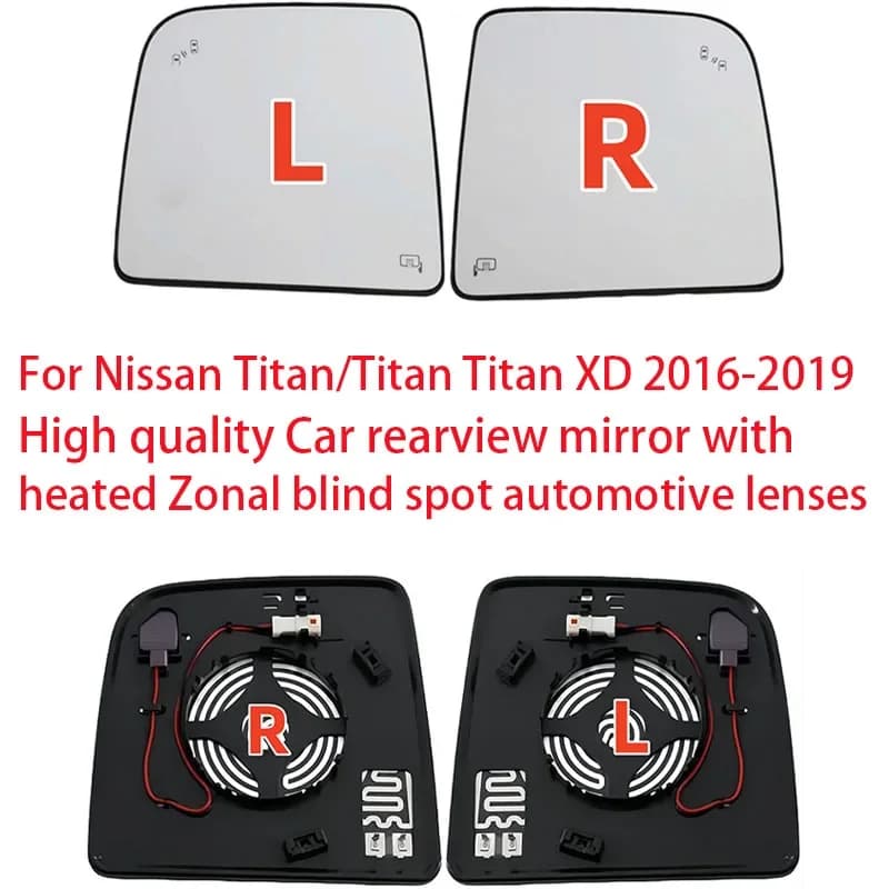 For NISSAN Titan/TITAN TITAN XD 2016 2017-2019 High quality Car rearview mirror with heated Zonal blind spot automotive lenses