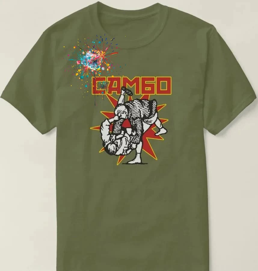 Russian Martial Arts Best Grappling SAMBO T-Shirt 100% Cotton O-Neck Summer Short Sleeve Casual Mens T-shirt Size S-3XL