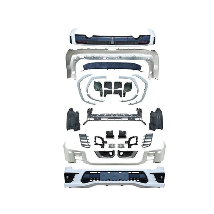 Lc300 Upgrade Middle East Style Front and Rear Bumper Grille Spoiler Wheel Eyebrow Body Kit for 2022-2023 Toyota Land Cruiser