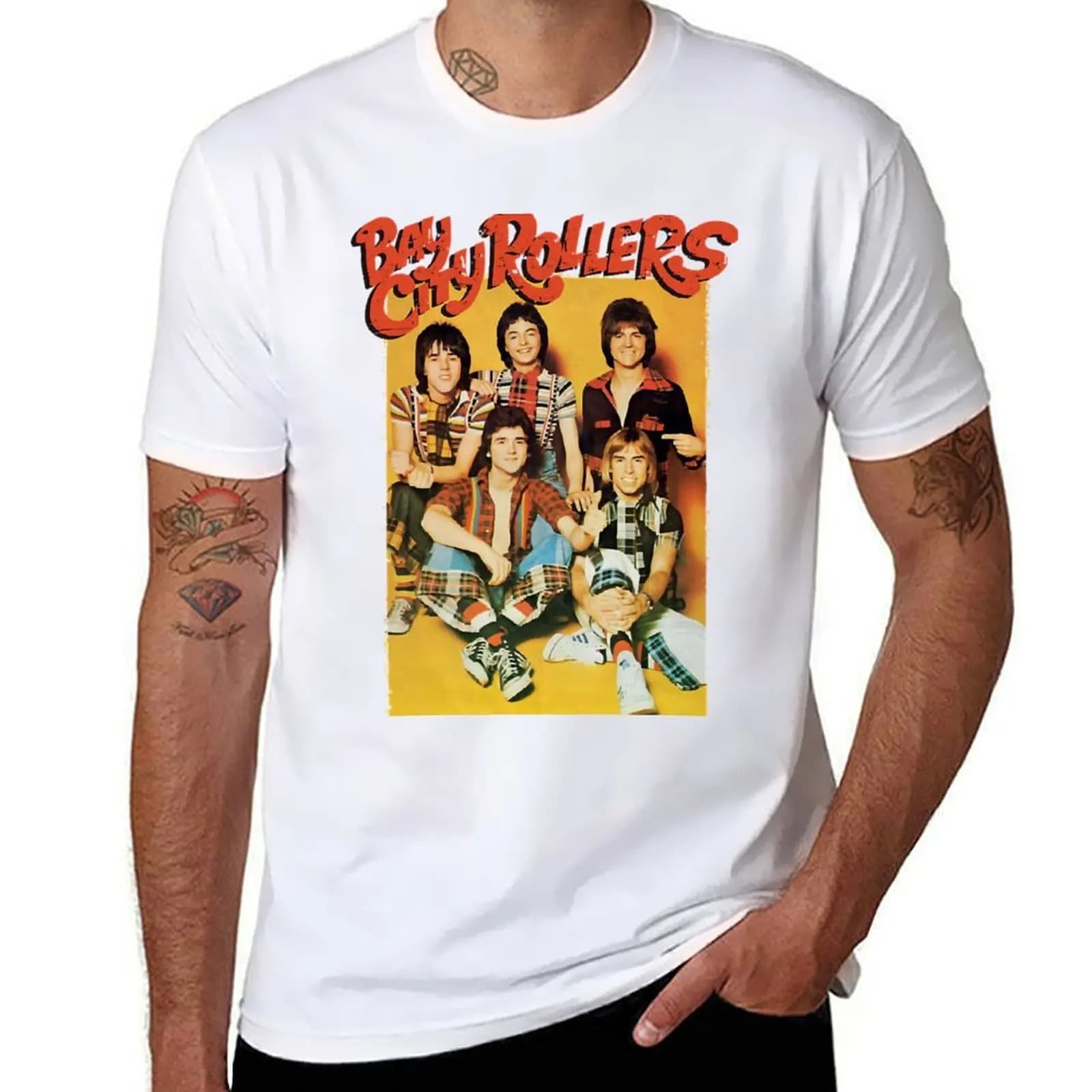 Bay City Rollers T-Shirt t shirt for man essential t shirt T-Shirt