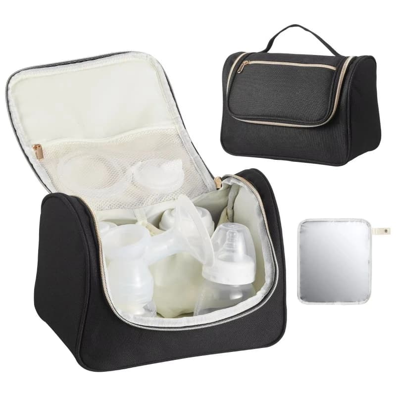 Waterproof and wear-resistant breast pump bag with cushion accessories, suitable for breast pump and breast milk storage