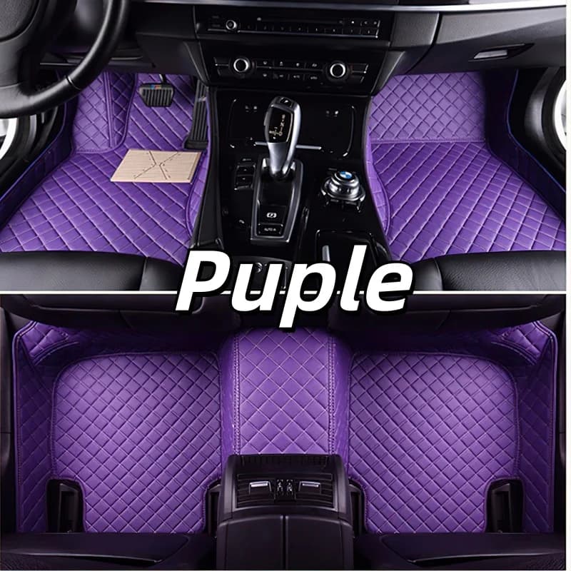 Accessories car floor leather mats fits for Audi A3 8V 2013 2014 2015 2016 2017 2018 2019 vehicle full set carpet pads