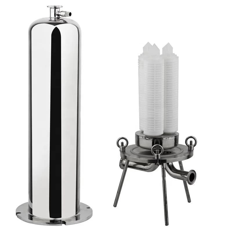 Cartridge Filter Housing for 1000 Ton/H Vodka Spirits Blended Whisky Filter Filtration System - Beverage Processing Equipment