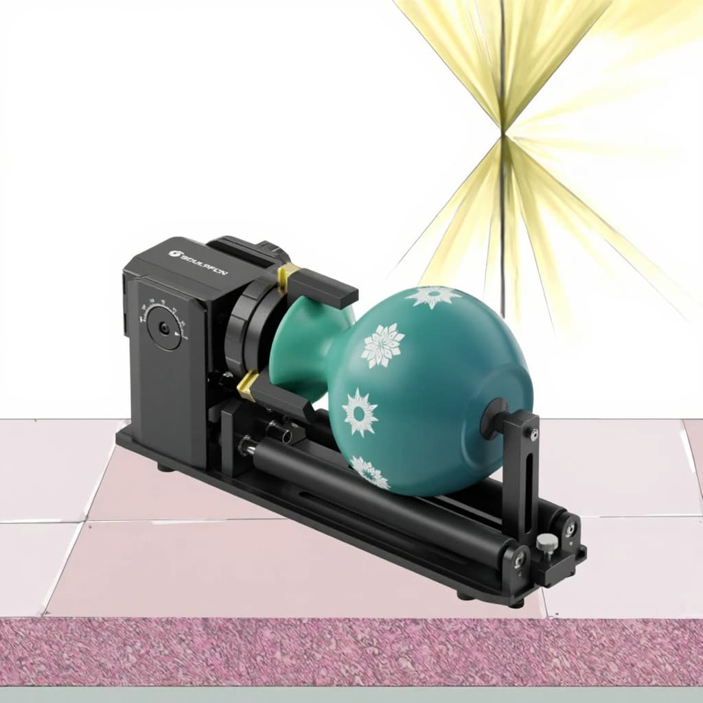 New OEM JUNFEI D80 High-Accuracy  Engraving Machine Spare Parts 4-in-1 Accessory Engraving Fiber Alignment Tool for