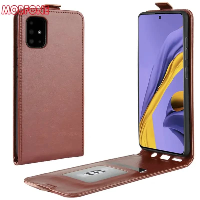 For Samsung Galaxy A51 A71 A42 A32 A52s A52 A72 A54 A34 Flip Vertical Leather Case BOOK Cover on A21S A11 A31 A41 M21 M62 Bags