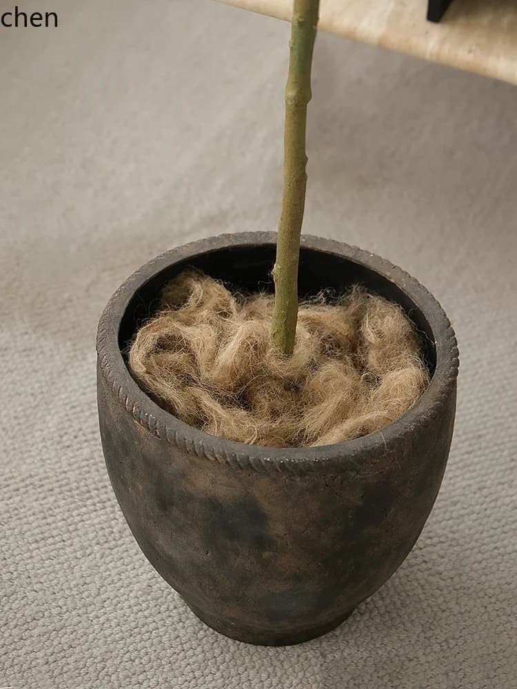 L15- Artificial Green Plant Living Room Entrance Floor Ornament Floor-standing