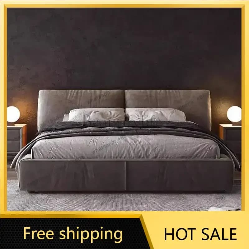 LJY Designs European Double Bed Soft Cheap Australia Storage Modern Double Bed Luxury Japanese Wooden Cama Queen Bedrooms Furnit