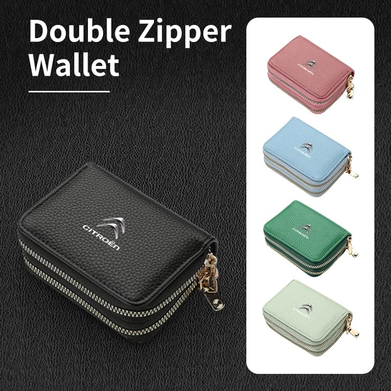Car Card Wallet Credit Card Coins Purses Pocket Storage Bag For Citroen C4 C3 C5 C1 C2 Berlingo Celysee Cactus Picasso