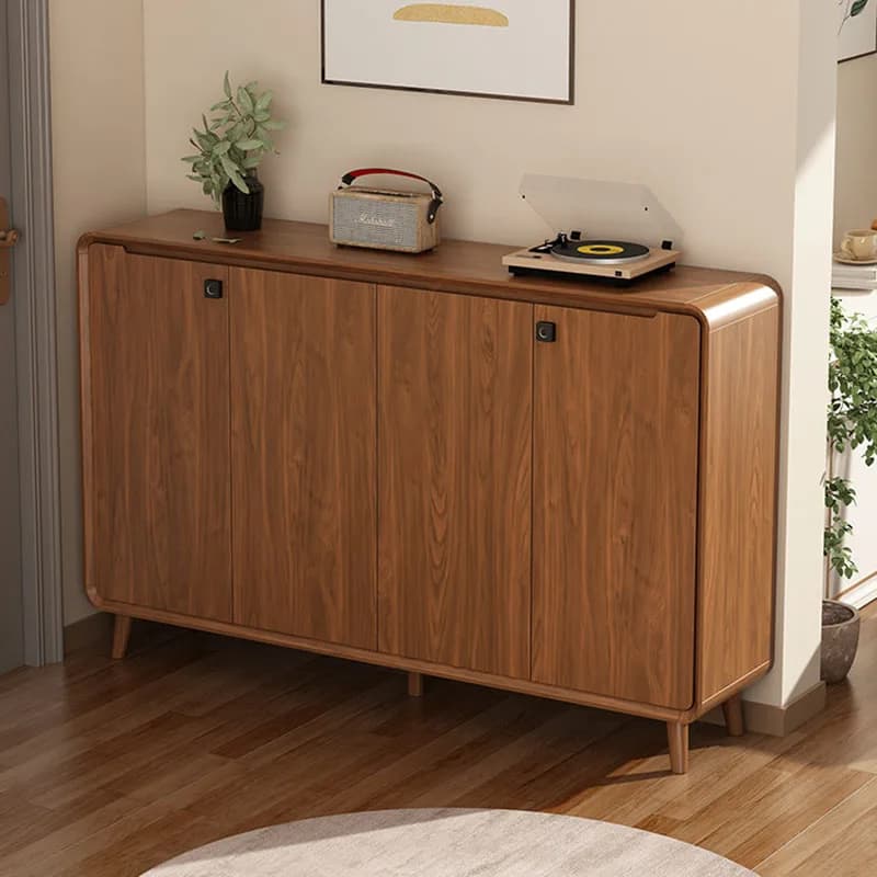 Wooden Display Shoe Shelf Storage Modern Vertical Slippers Designer Luxury Shoe Cabinet Living Room Zapatero Hotel Furniture