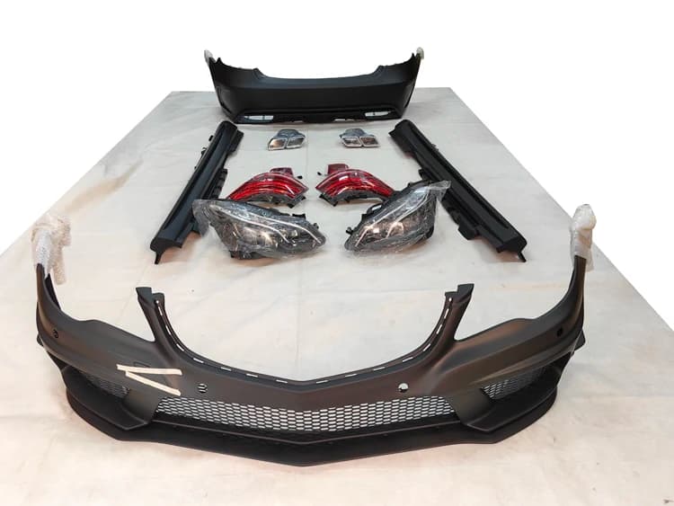 Mercede E400 E Class E Coupe Body Kit PD Style Unpainted New Bumper Exhaust Clips 1 Year Warranty for 2014-2016 W207