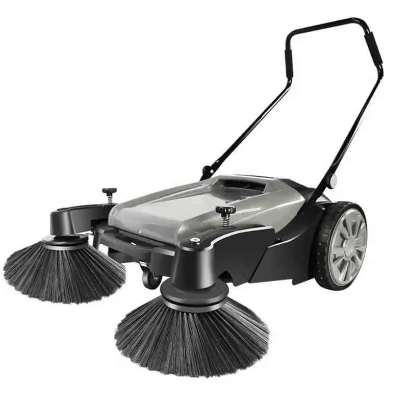 Hand Push Walk Behind Floor Sweeper Cleaner Machine for Road Factory