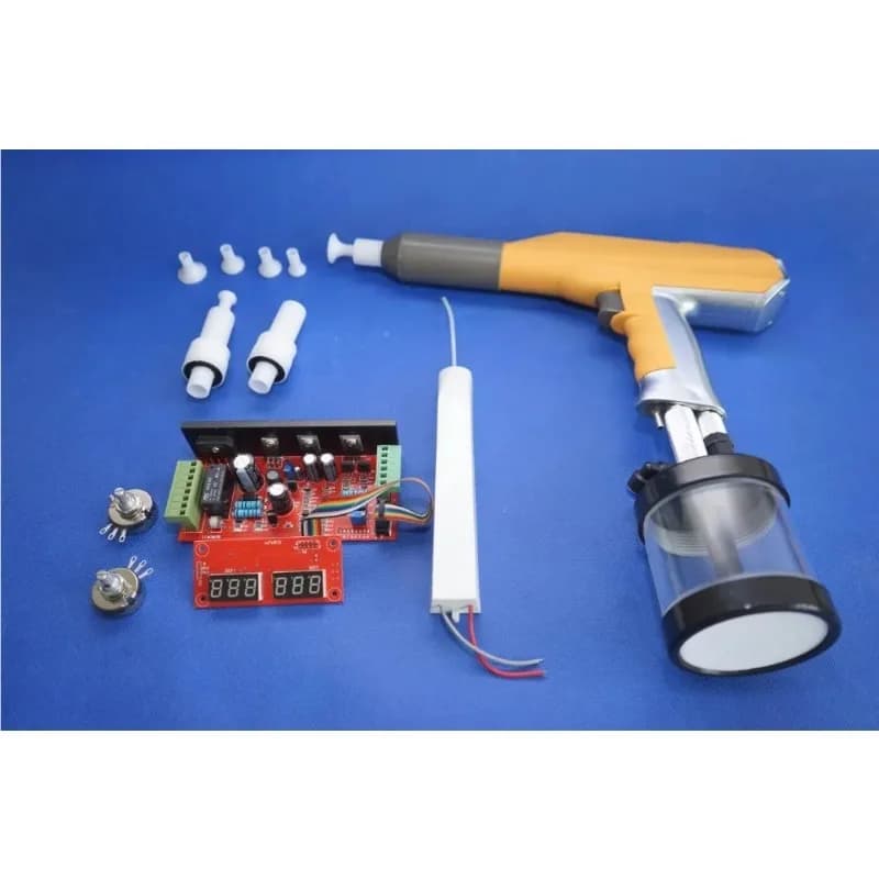 digital manual electrostatic experiment lab 100KV machine powder coating spray  system