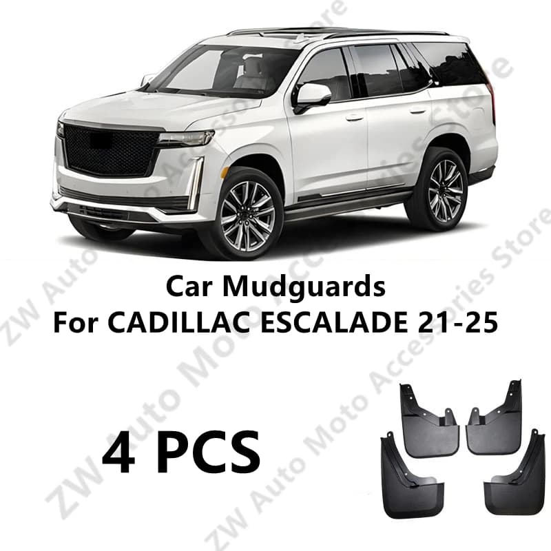 Car Mudguards For CADILLAC ESCALADE 21-25 Mud Guards Fender Flare Mudflaps Exterior Parts Auto Accessories Refit