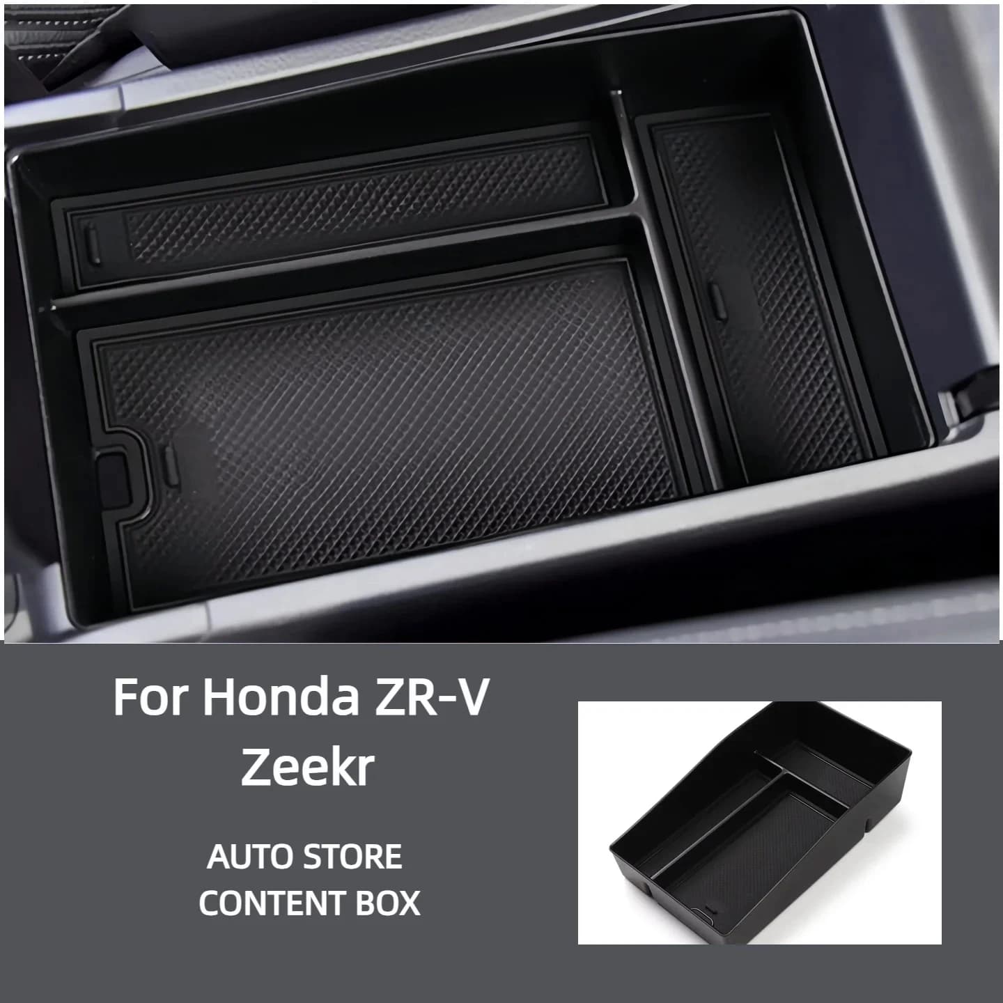 For Honda ZR-V Zeekr Center Console Storage Box Car Modification Device Storage Box HR-V Center Console Decorative Accessory
