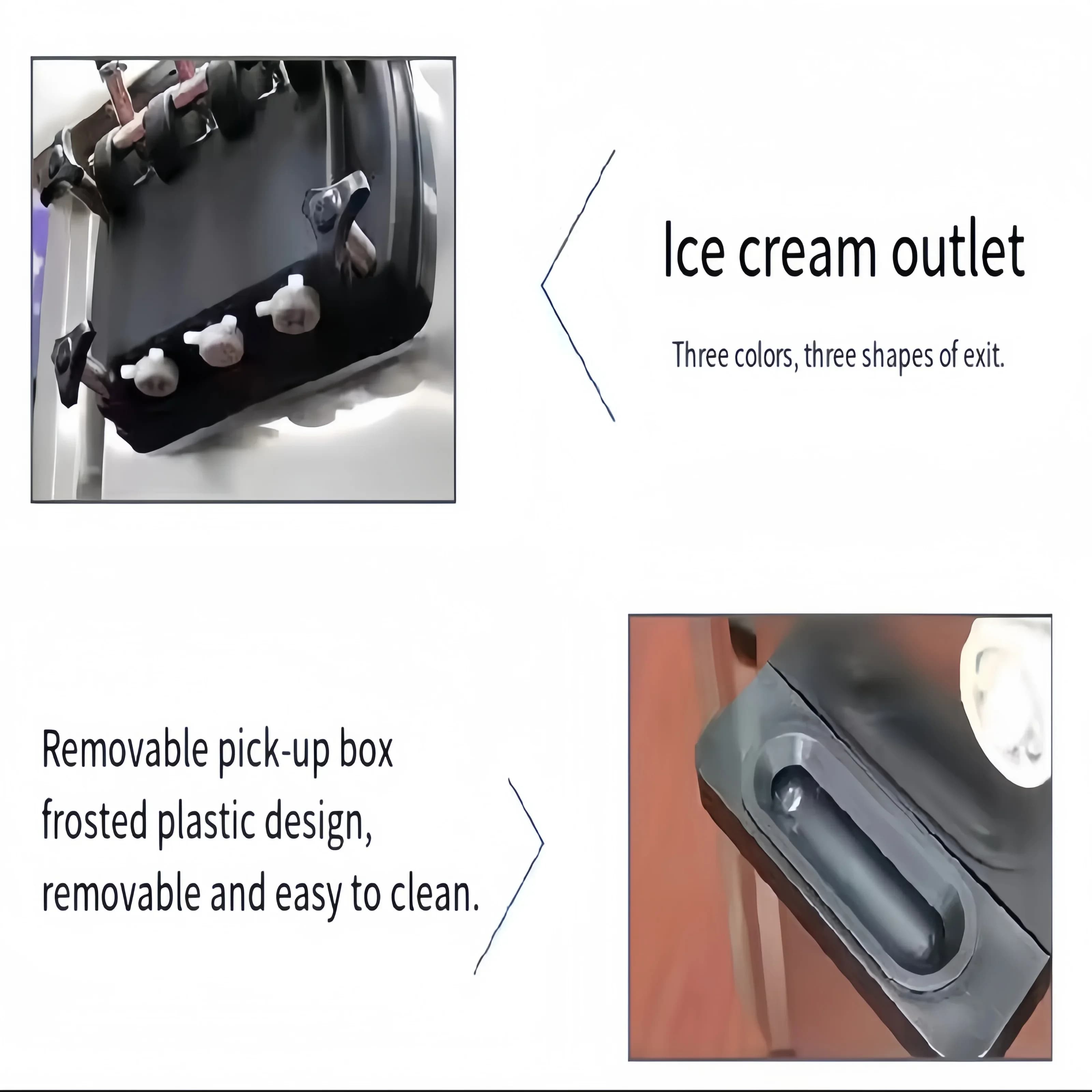 Commercial Automated Table Top 3 Flavors Cheap Yogurt Soft Serve Ice Cream Machine for Sale