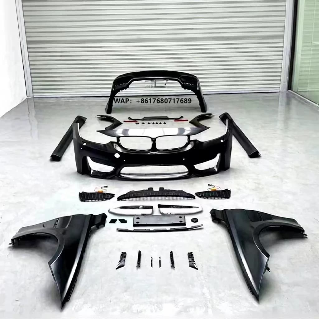 3 Series M3 Wide Body Kits Fit for  F35 to M3 Style Body Kits M Style PP Bodykit Upgrade Facelift Body Set
