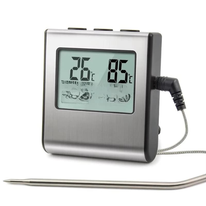 16 Digital Kitchen Baking High Temperature Oven Thermometer with Monitor