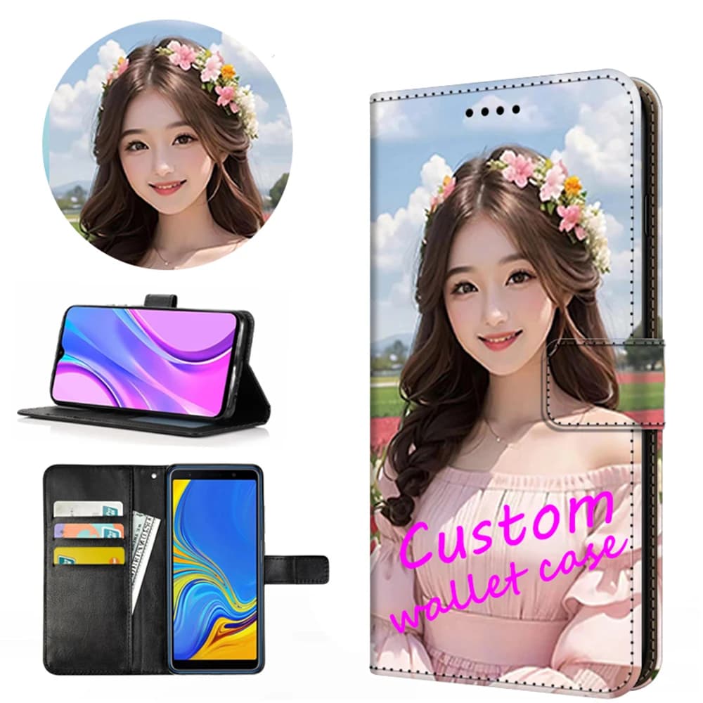 Custom Photo Leather Case for Xiaomi Mi 17 Ultra 15 15T 14 13 12 11 9 8 SE Civi 4 Pro Holster Flip Cover Wallet Bags Capa Fundas