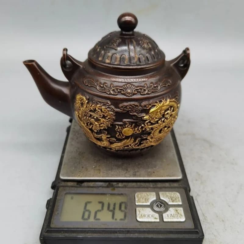 Longfeng Copper Pot Coated Pulp Warm and Natural Beautiful Thick Crafts Base Delivery Supported Docking