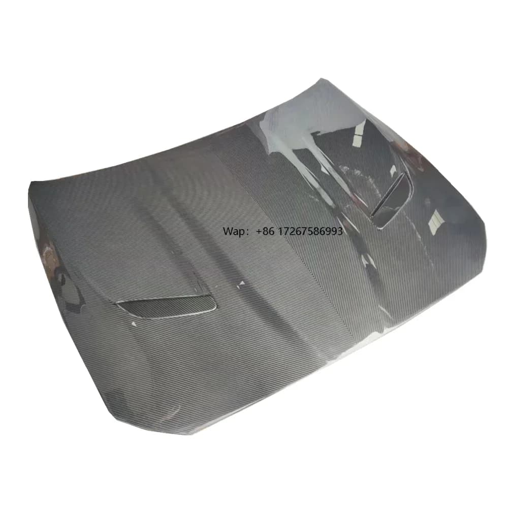 Autopart Carbon Fiber Hood Engine Cover for 2010-2017  5 Series F10 Upgrade CS Style Carbon Fibre Bonnet