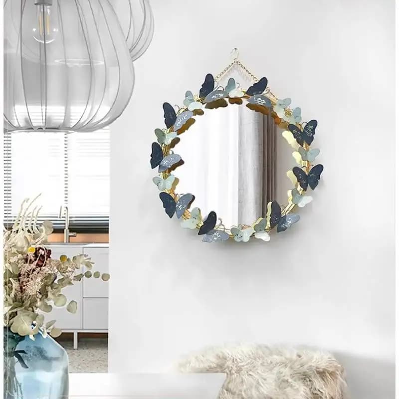 Decoration Round Mirror Decor Universal Antique Infinity Mini Art Mirror Decor Wall Bedroom Custom Espejos Vintage Home Decor