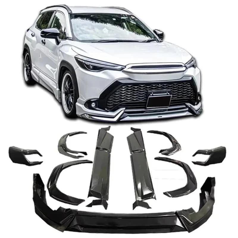 For Front Body Kit Rear Bumper Lip Front Spooler Side Skirt Rear Diffuser Appearance