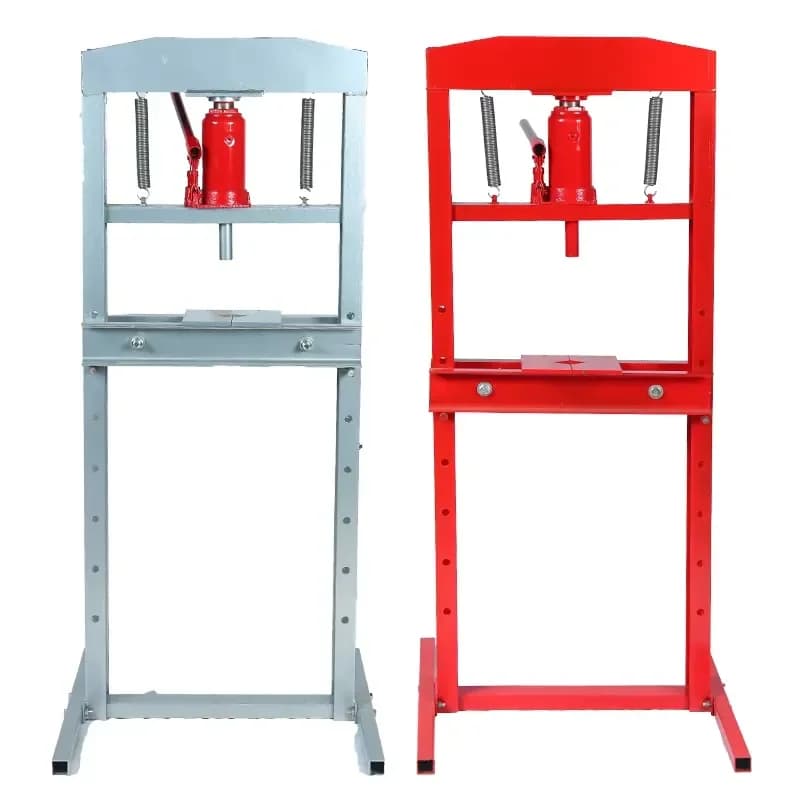 High Performance 20Ton 32Ton Workshop Vehicle Tool Gantry Hydraulic Shop Press 20 Ton With Double Pump and Gauge