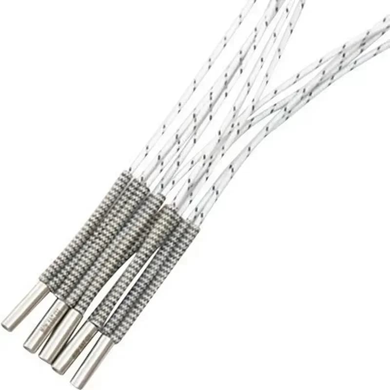 High Power Density 5W-10KW Single-Ended 12V Tubular Heater with Heating Wire Customizable for Die and Mold Heating