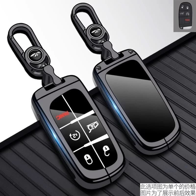 Aluminum Key Cover for Jeep Grand Cherokee Renegade Compass Cherokee Commander