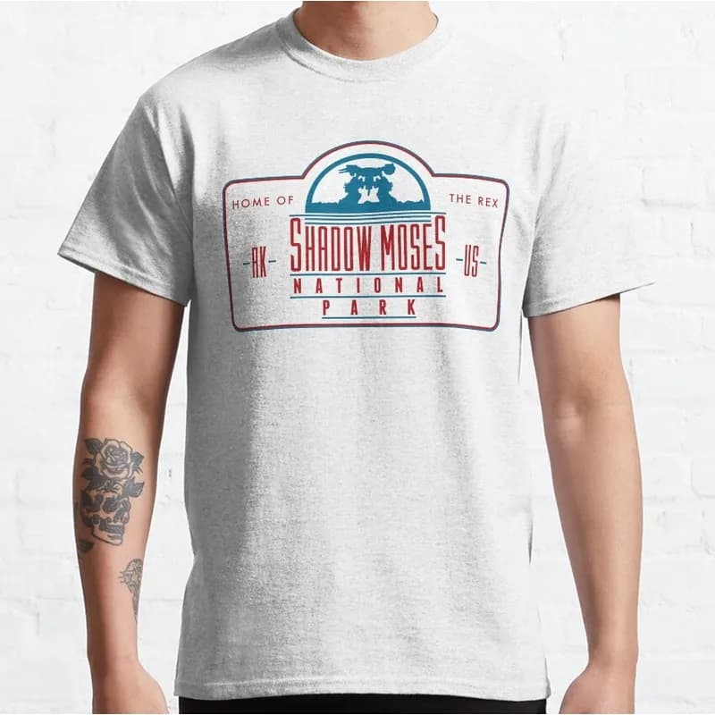 Metal Gear Solid MGS Game Print T‑Shirt Unisex Cotton Short Sleeve O‑Neck Tees Tactical Espionage Casual Streetwear Gamer Tops