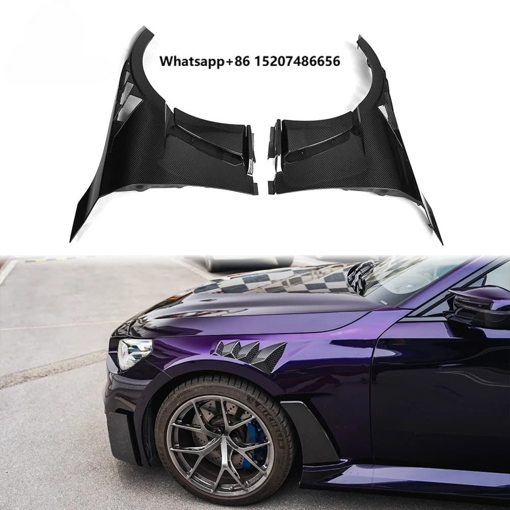 Auto Parts Dry Carbon Fiber Side Fenders for  G87 M2 Coupe Wheel Arches N Style High Quality Mudguards Vent Fenders New