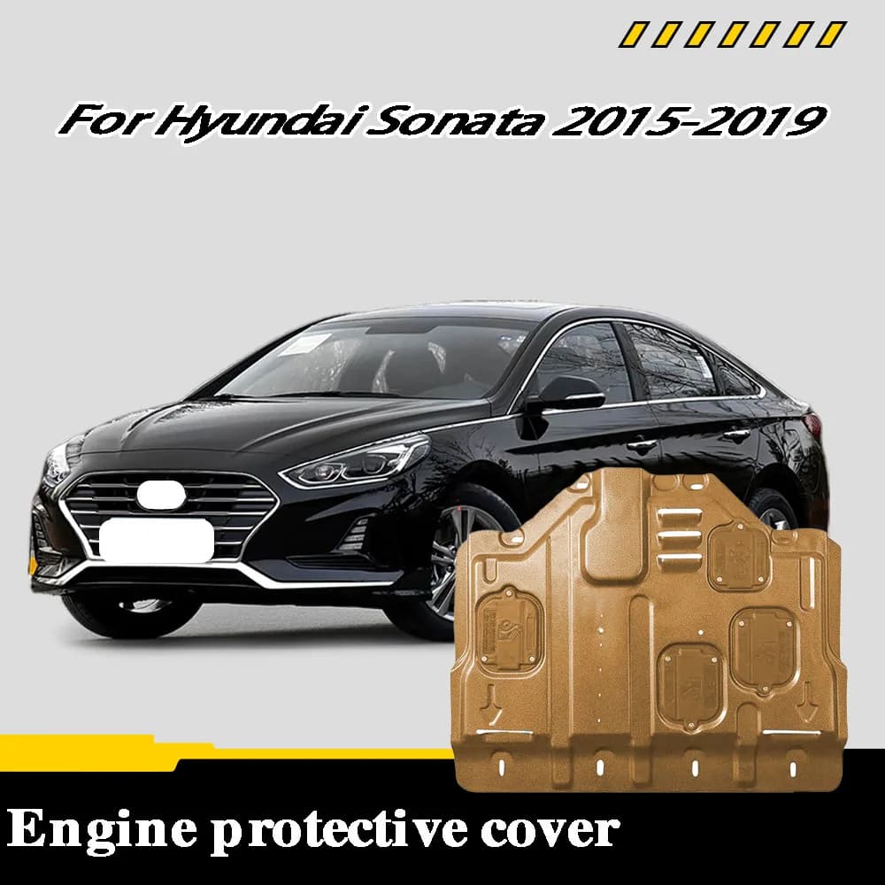 Front Under Engine Cover For Hyundai Sonata 2015-2019 2.0L Guard Plate Skid Plate Car Engine Protection Panel Mudguard