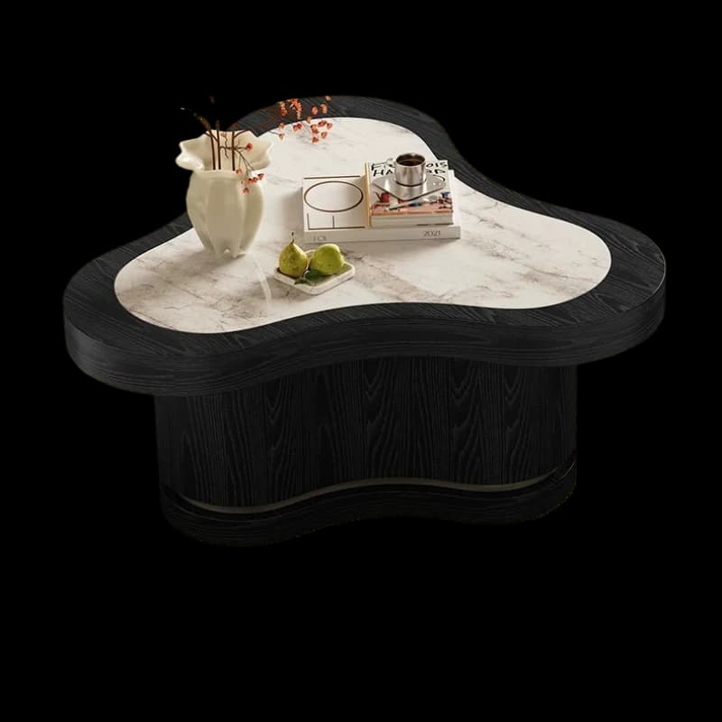 CXX small apartment household Italian minimalist medium and ancient style high-end coffee table combination