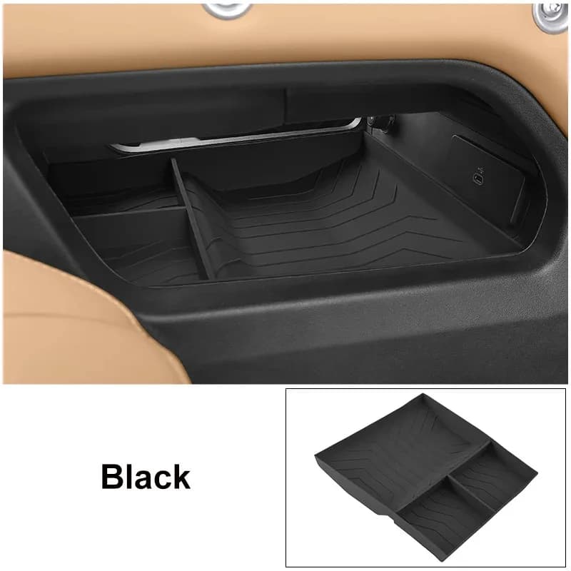 fit For Land Rover Defender 90 110 2025 Central Control Lower Storage Box Car-Specific Silicone Organizer Specific Storage