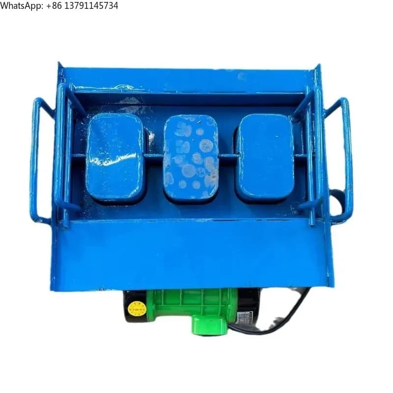 Small manual block making machine Household cement brick laying machine with motor core components Labor saving