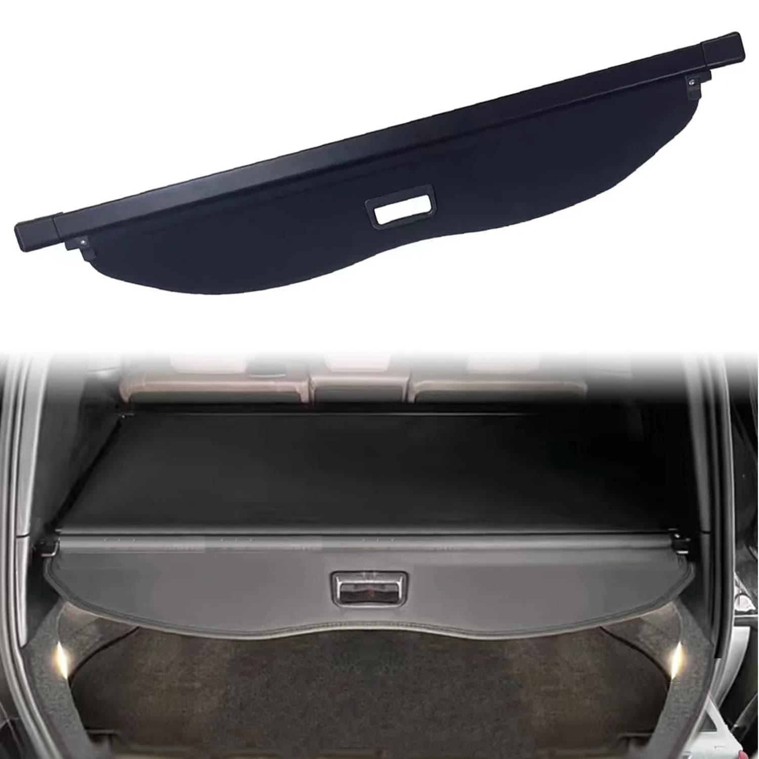 For Mercedes-Benz GLB-Class 2020-2025 Retractable Cargo Cover Black Rear Trunk Shade Luggage Security Cover Car Accessories 1Set