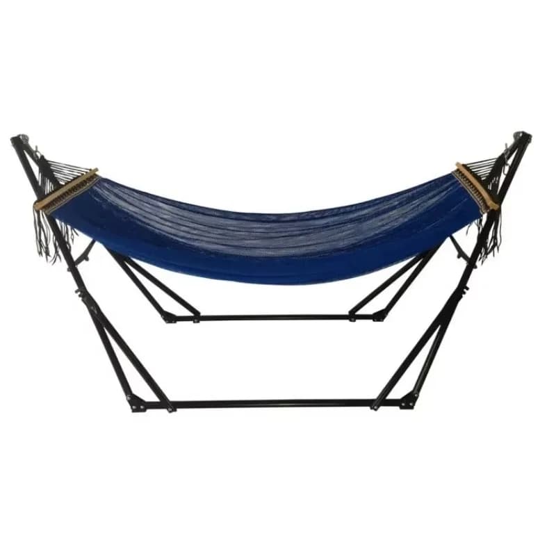Durable folding hammocks are easy to install and relax anywhere