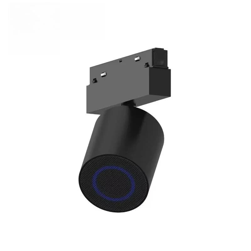 Smart 5mm Magnetic Track Light with Wireless Speaker 10w Bluetooth Speaker 48v Leader/follower System for Living Room