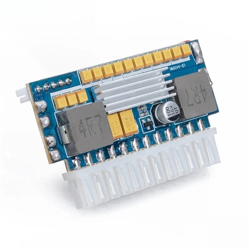 450W 24Pin 12V DC Input Peak 450W Output Realan Mini ITX Pico PSU DC ATX PC Switch DC-DC ATX Power Supply For Computer